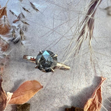 Load image into Gallery viewer, 1.09ct Round Cut Salt & Pepper Solitaire Ring