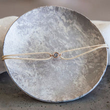 Load image into Gallery viewer, 3mm Solitaire Salt & Pepper Diamond Cord Bracelet