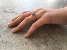 Load image into Gallery viewer, 1.4ct Trillion Cut Salt & Pepper Diamond Solitaire Ring