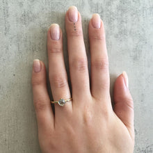 Load image into Gallery viewer, 1.17ct Round Cut Salt & Pepper Diamond Solitaire Ring